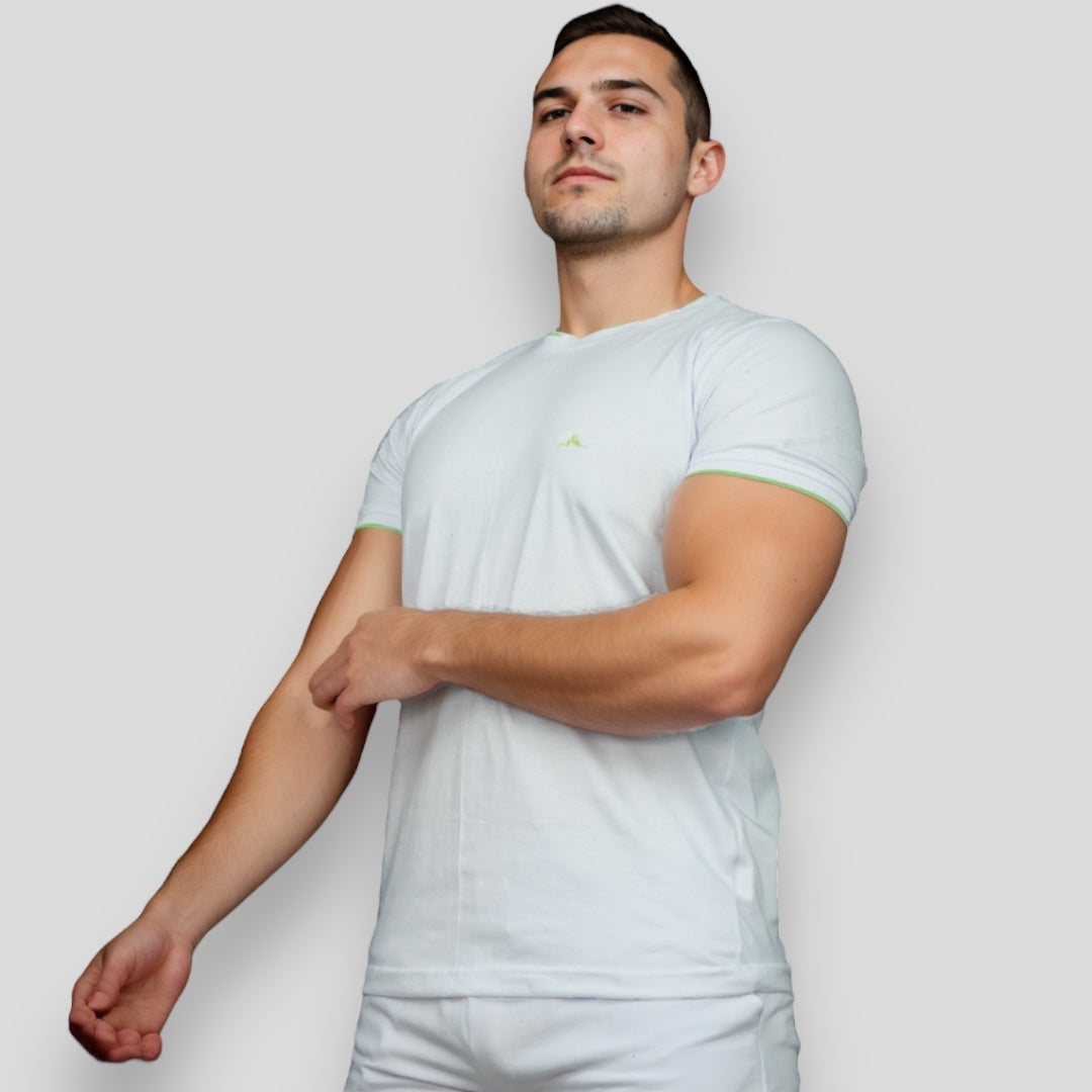 Playera cuello redondo caballero