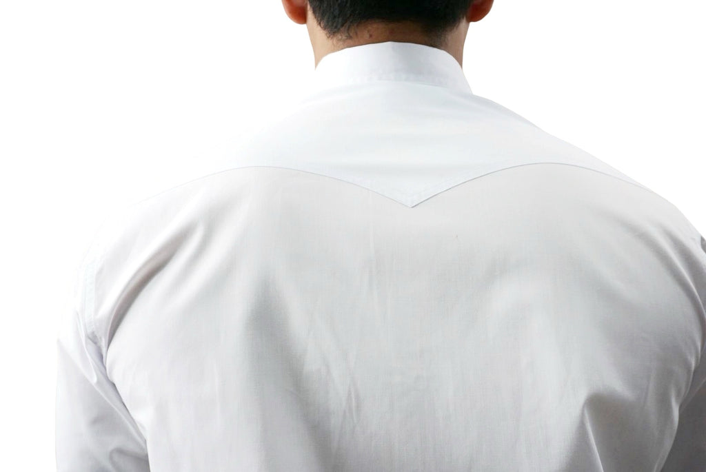 Camisa vaquera manga larga Agnor para caballero Blanco premium Mod. HAgCL35