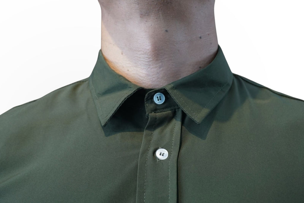 Camisa anti fluido manga larga Agnor para caballero Militar premium Mod. HAgCL36