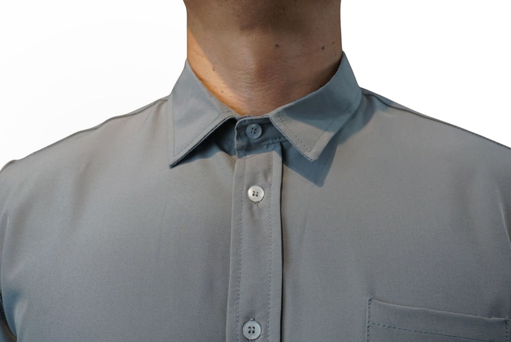 Camisa anti fluido manga larga Agnor para caballero Perla premium Mod. HAgCL36