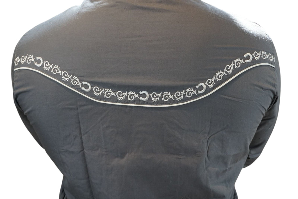 Camisa vaquera manga larga Agnor para caballero café premium Mod. HAgCL32