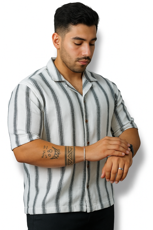 Camisa manga corta Agnor para caballero Blanco Mod. HAgCC16