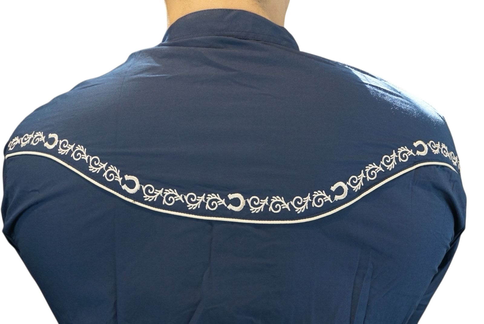 Camisa vaquera manga larga Agnor para caballero marino premium Mod. HAgCL32