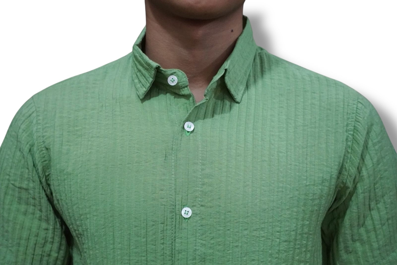 Camisa manga corta Agnor para caballero Verde Mod. HAgCC15
