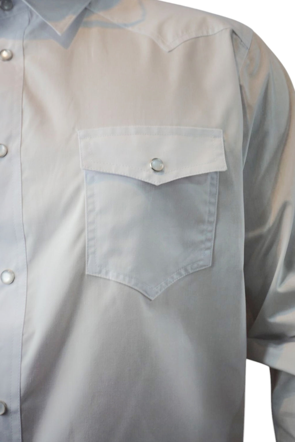 Camisa vaquera manga larga Agnor para caballero Blanco premium Mod. HAgCL35