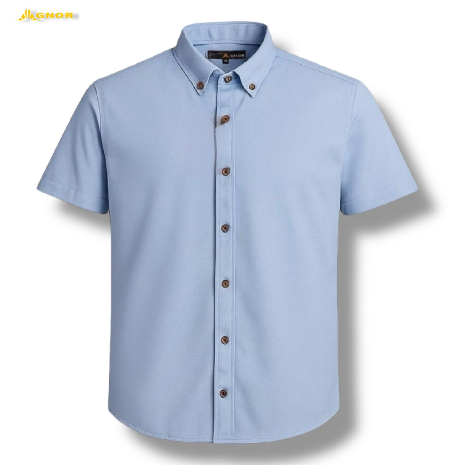 Camisa manga corta Agnor para caballero Cielo bambú Mod. HAgCC19