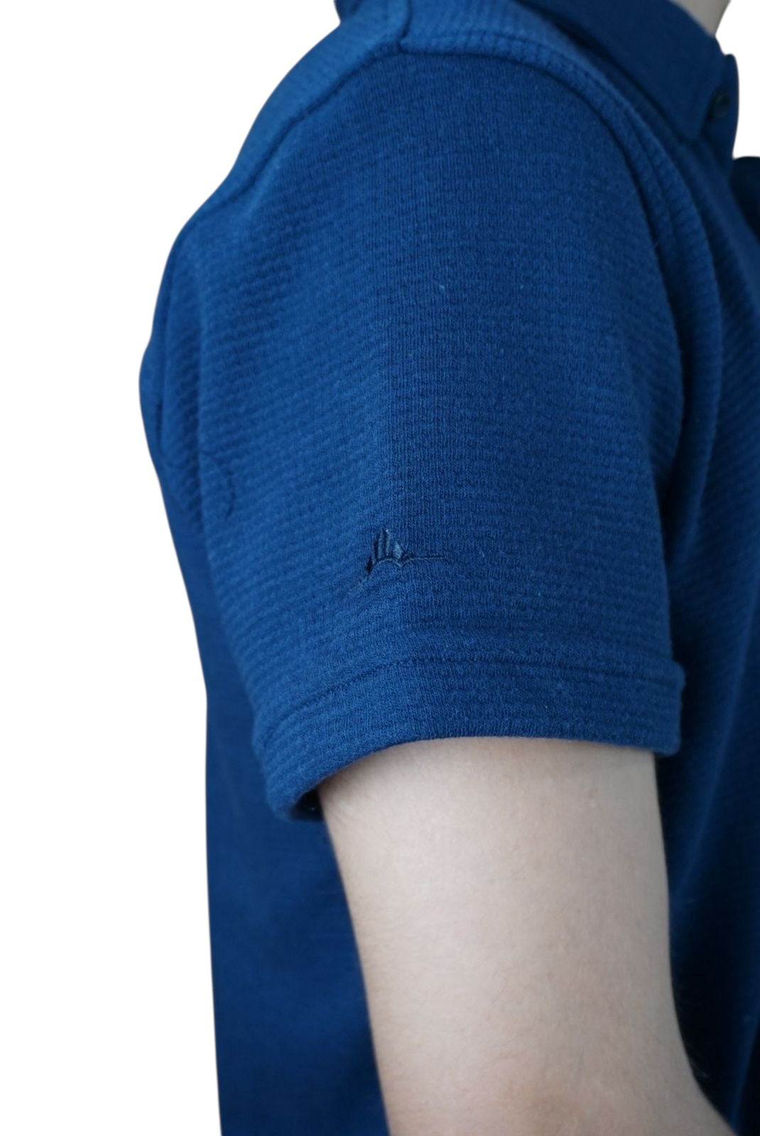 Playera cuello polo Agnor para caballero tejido algodón premium Acero Mod. HAg30