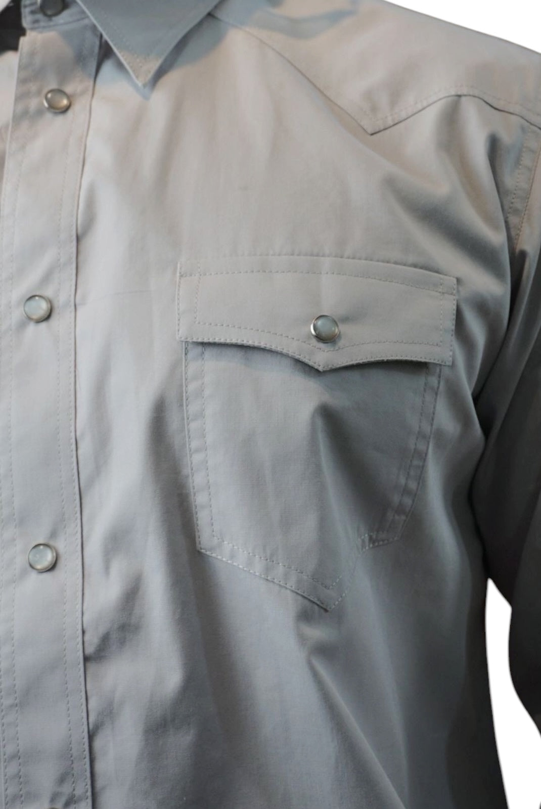 Camisa vaquera manga larga Agnor para caballero Gris premium Mod. HAgCL35