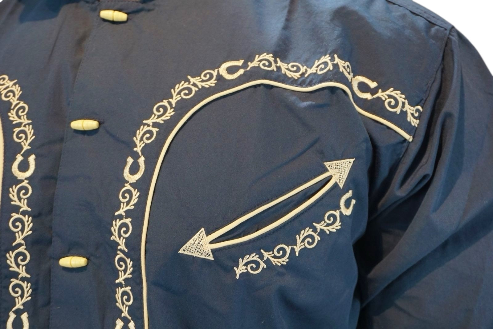 Camisa vaquera manga larga Agnor para caballero marino premium Mod. HAgCL32