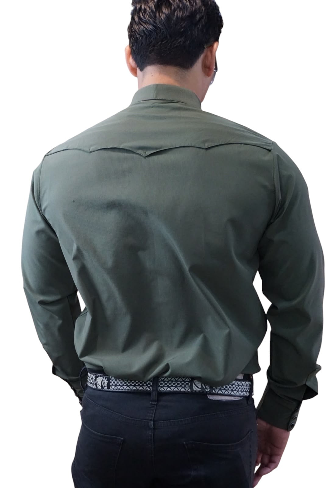 Camisa vaquera manga larga Agnor para caballero repelente militar premium Mod. HAgCL40