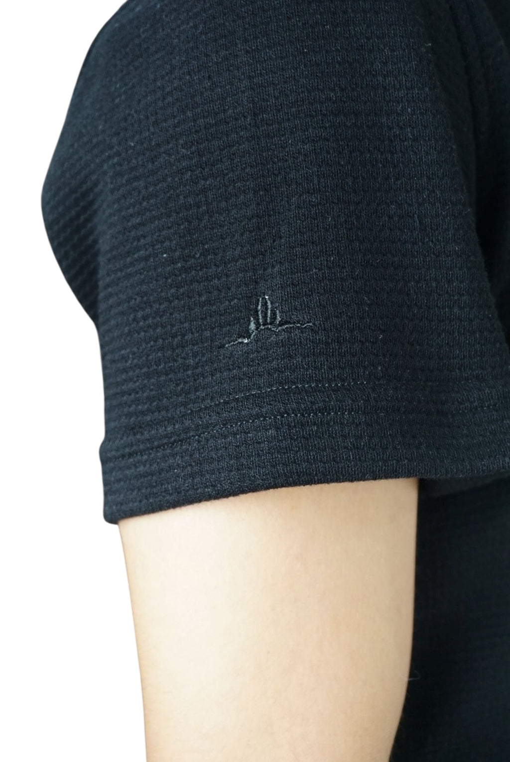 Playera cuello polo Agnor para caballero tejido algodón premium Negro Mod. HAg30