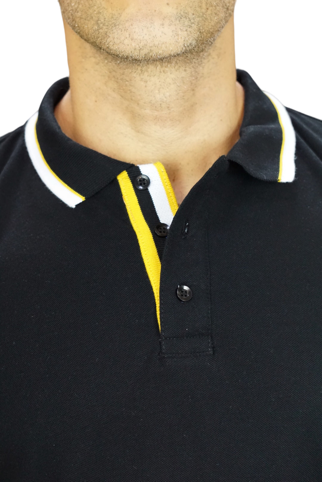 Playera cuello polo Agnor para caballero Negro Mod. HAg28